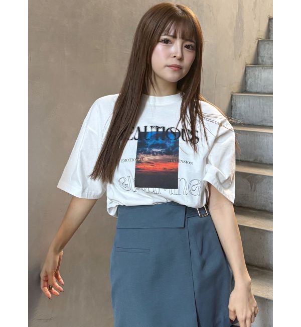 MURUA「GLOAMINGオーバーTシャツ」|Tシャツ・カットソー|