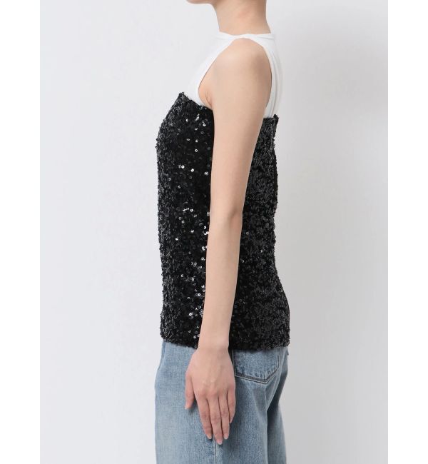 Ungrid「スパンコールビスチェ」|チューブトップ|