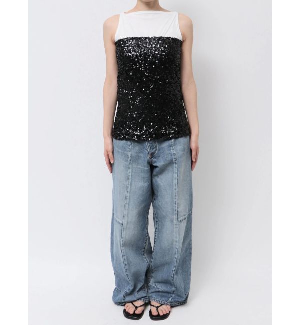 Ungrid「スパンコールビスチェ」|チューブトップ|