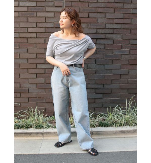 Ungrid「タックデザインオフショルTee」|Tシャツ・カットソー|