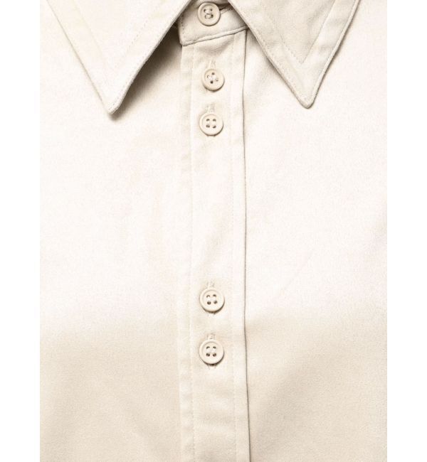 Ungrid「スウェードライクルーズシャツ」|シャツ・ブラウス|