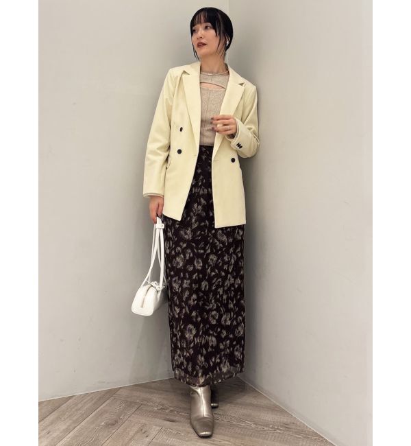 LAGUNAMOON「フラワーパターンチュールスカート」|スカート|