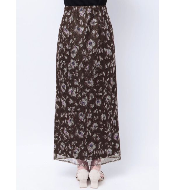 LAGUNAMOON「フラワーパターンチュールスカート」|スカート|