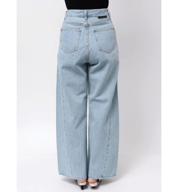 LAGUNAMOON「ワイドフレアデニムパンツ」|デニム|