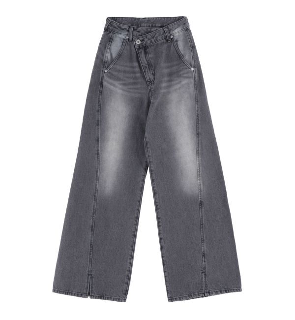 LAGUNAMOON「ワイドフレアデニムパンツ」|デニム|