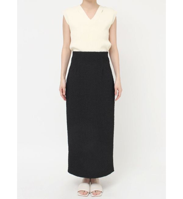 LAGUNAMOON「シャーリングジャガードIラインスカート」|スカート|