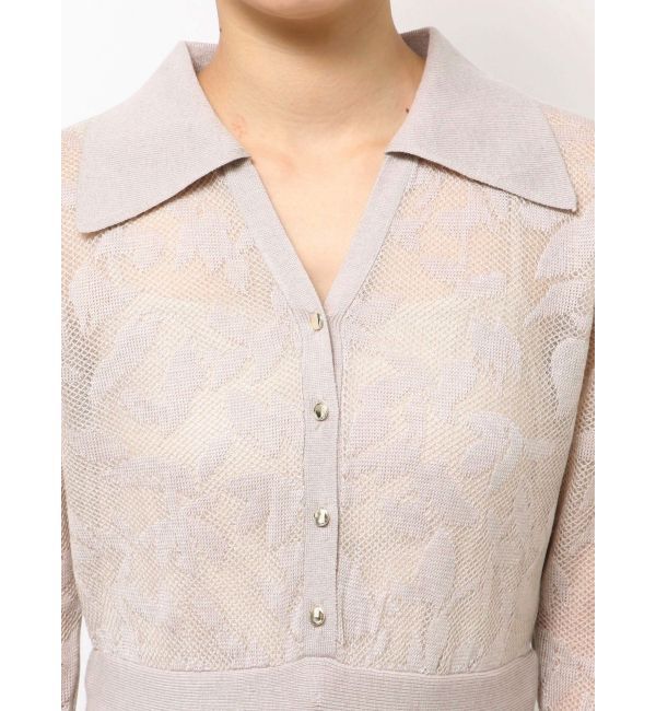 LAGUNAMOON「シアージャガードナローニットワンピース」|ワンピース|