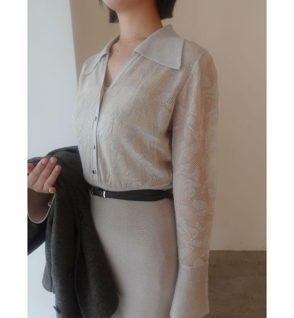 LAGUNAMOON「シアージャガードナローニットワンピース」|ワンピース|