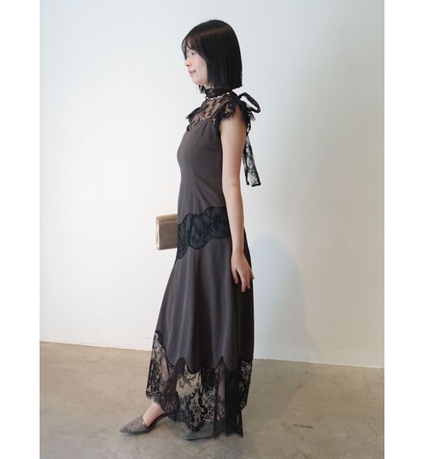 LAGUNAMOON「LADYレースエンブロイダリーキャミワンピース」|ワンピース|