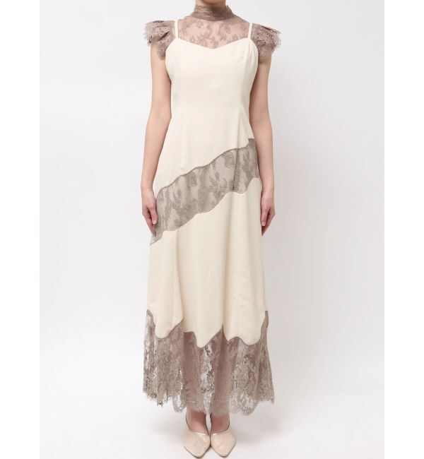 LAGUNAMOON「LADYレースエンブロイダリーキャミワンピース」|ワンピース|