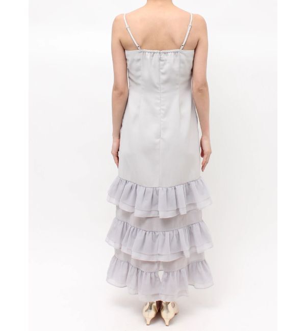 LAGUNAMOON「LADYシアージャケット&times;ティアードキャミワンピース」|ワンピース|