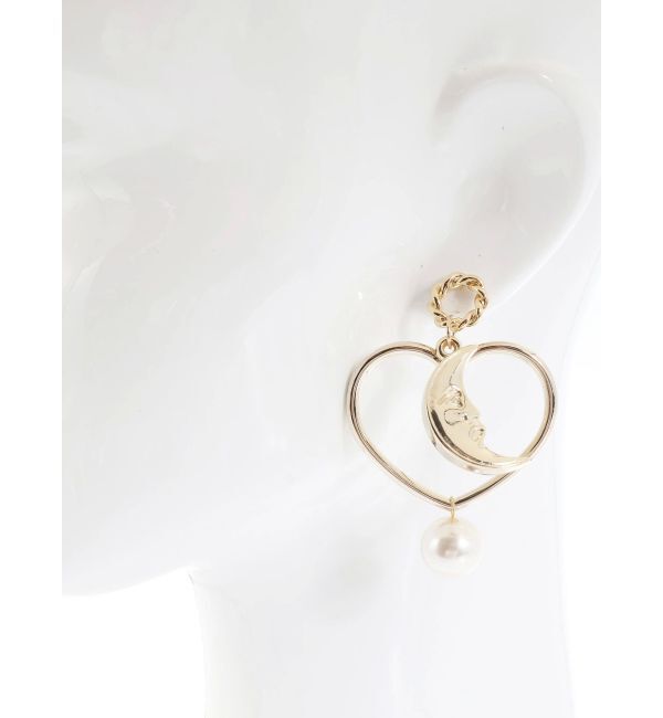 EVRIS「HEART FRAME SUNNYピアス」|ピアス|