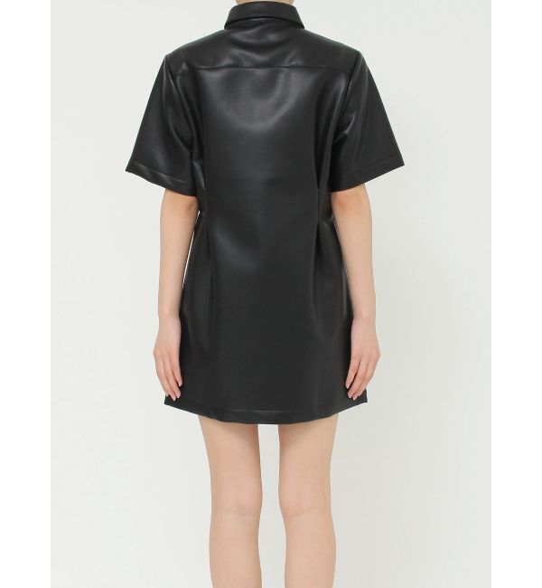 EVRIS「フェイクレザーミニワンピース」|ワンピース|