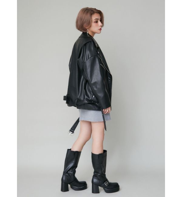 EVRIS「ルーズエンジニアブーツ」|ロングブーツ|