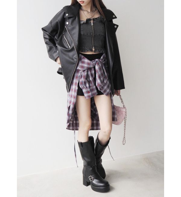 EVRIS「ルーズエンジニアブーツ」|ロングブーツ|