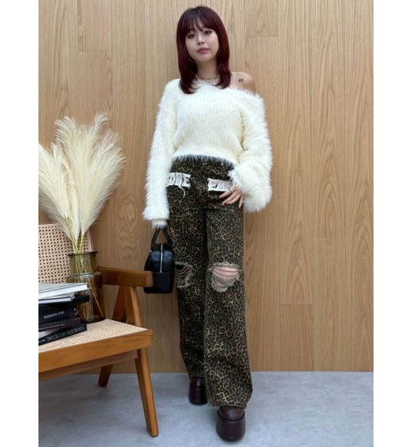 EVRIS「グラフィックワイドパンツ」|その他|