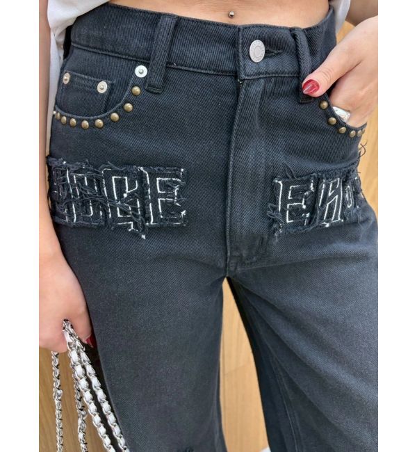 EVRIS「グラフィックワイドパンツ」|その他|