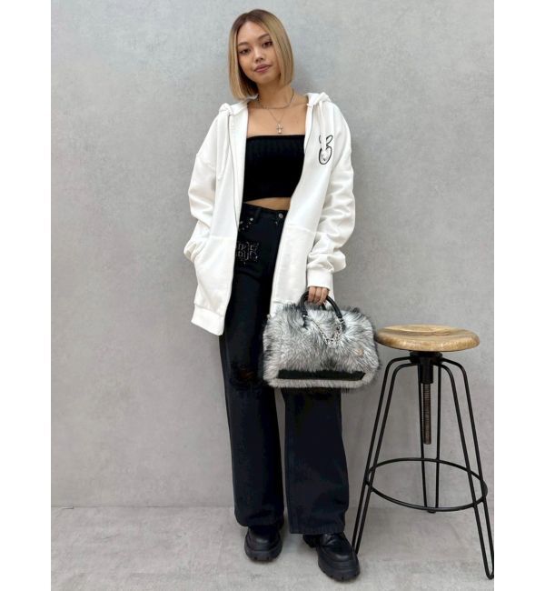 EVRIS「グラフィックワイドパンツ」|その他|