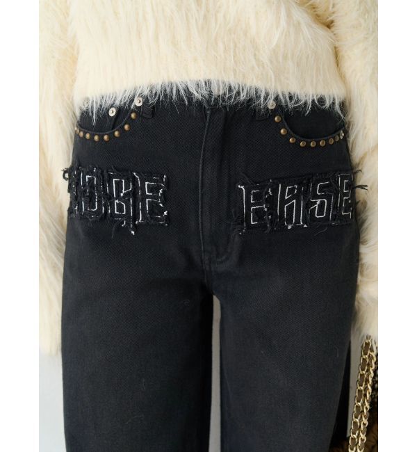 EVRIS「グラフィックワイドパンツ」|その他|