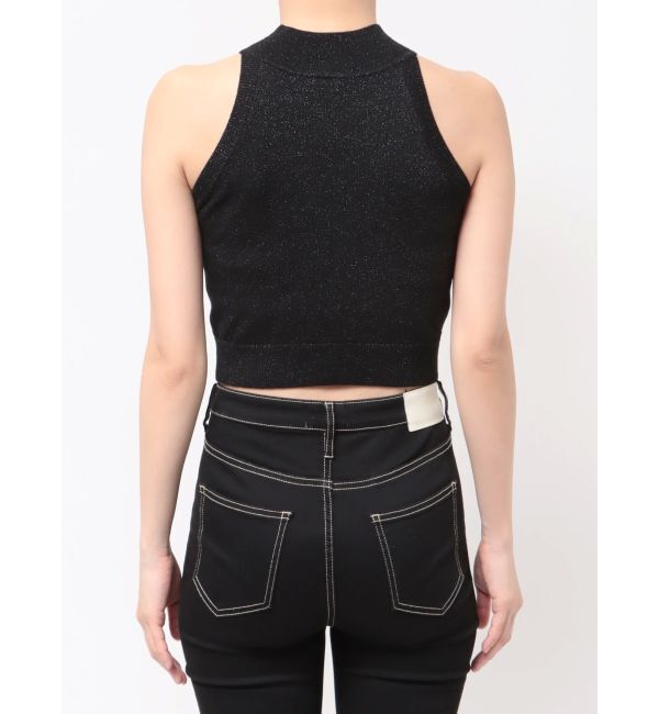 GYDA「Symmetry GYDAラメアメスリニットトップス」|ニット・セーター|