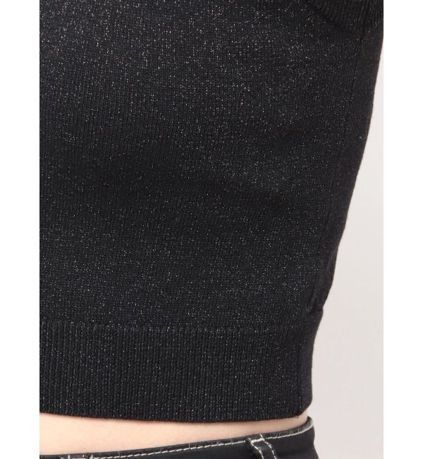 GYDA「Symmetry GYDAラメアメスリニットトップス」|ニット・セーター|