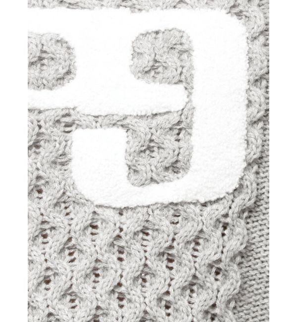 GYDA「GGサガラ刺繍ケーブルニットトップス」|ニット・セーター|