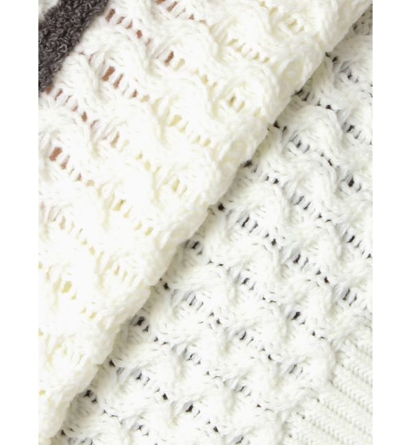 GYDA「GGサガラ刺繍ケーブルニットトップス」|ニット・セーター|