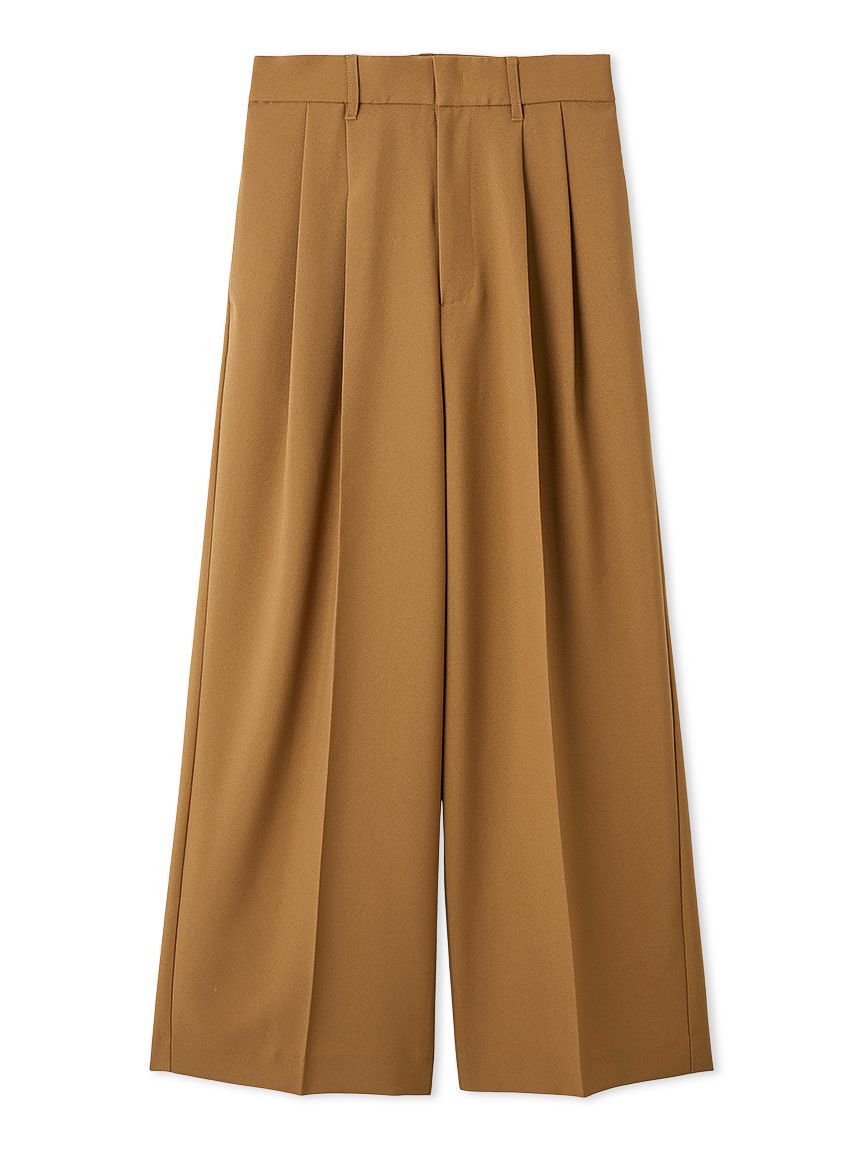 Mila Owen「ドライタッチ2タックワイドパンツ」|チノ|CML