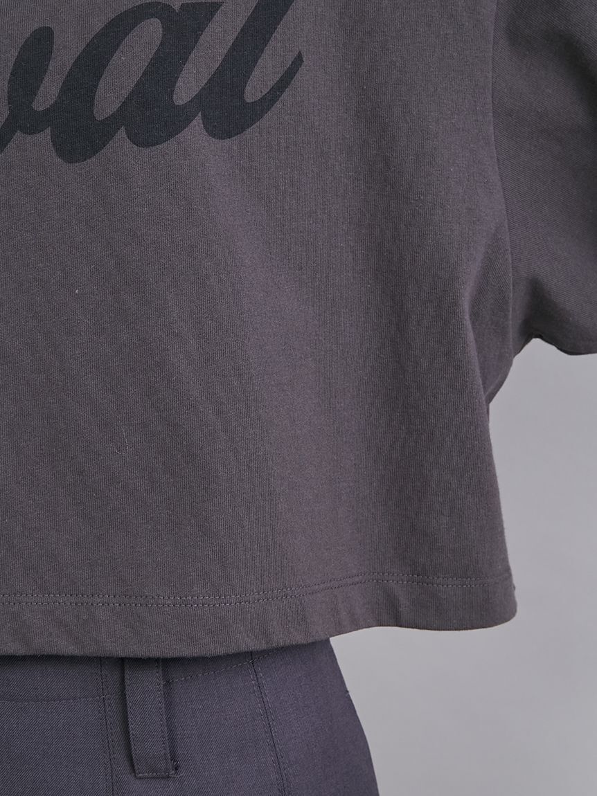 Mila Owen「ショート丈ワイドグラフィックＴシャツ」|Tシャツ・カットソー|