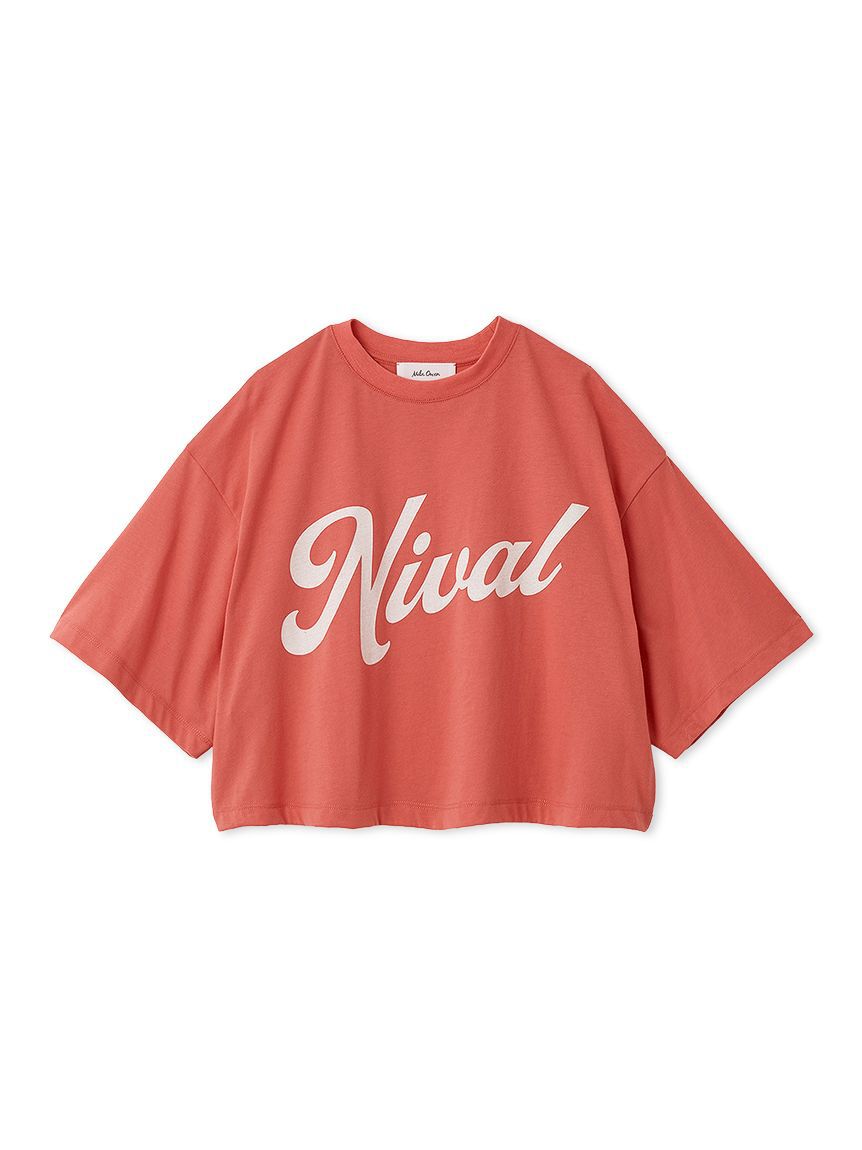 Mila Owen「ショート丈ワイドグラフィックＴシャツ」|Tシャツ・カットソー|PNK