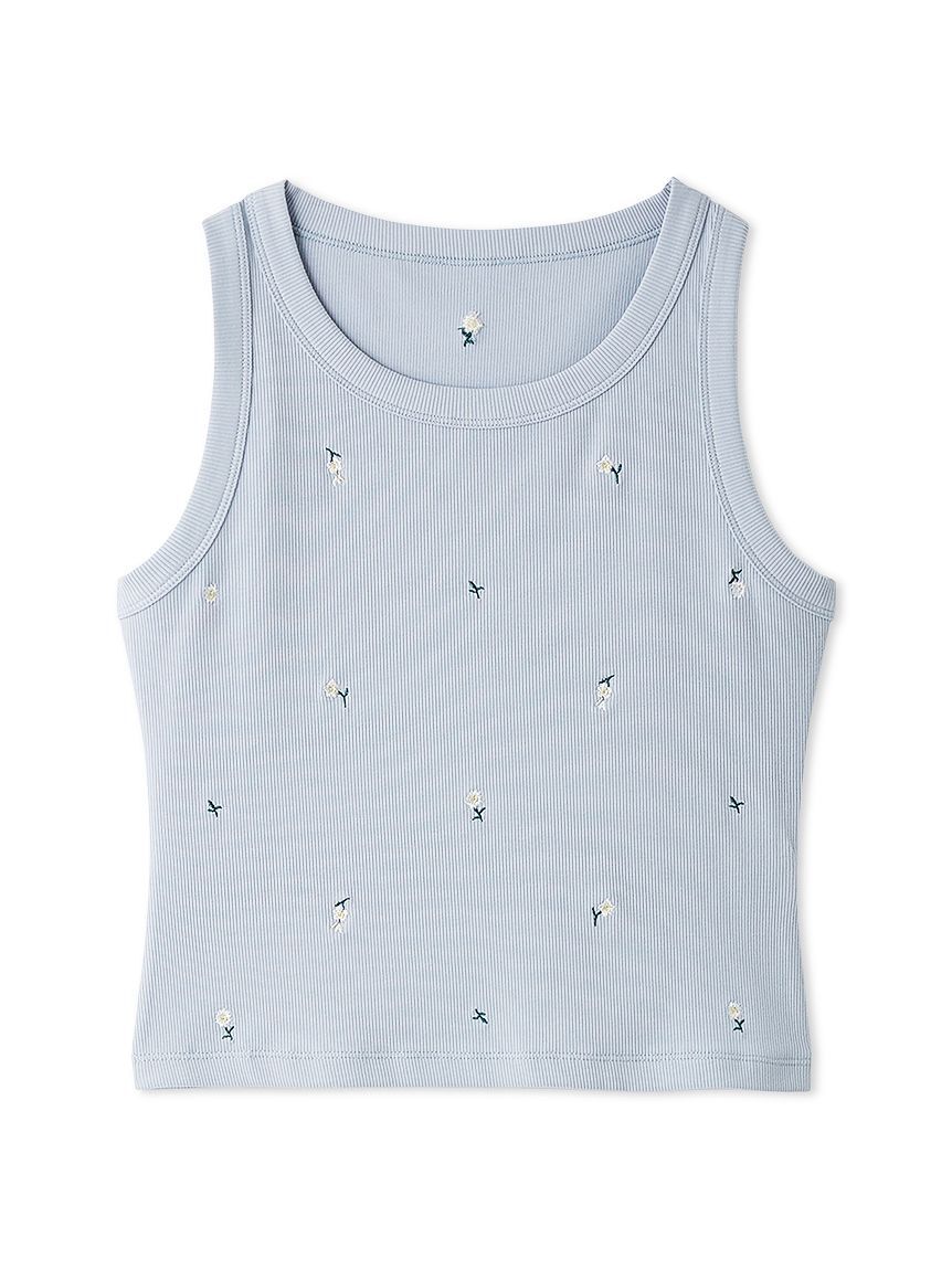 FURFUR「フラワー刺繍タンクトップ」|タンクトップ|