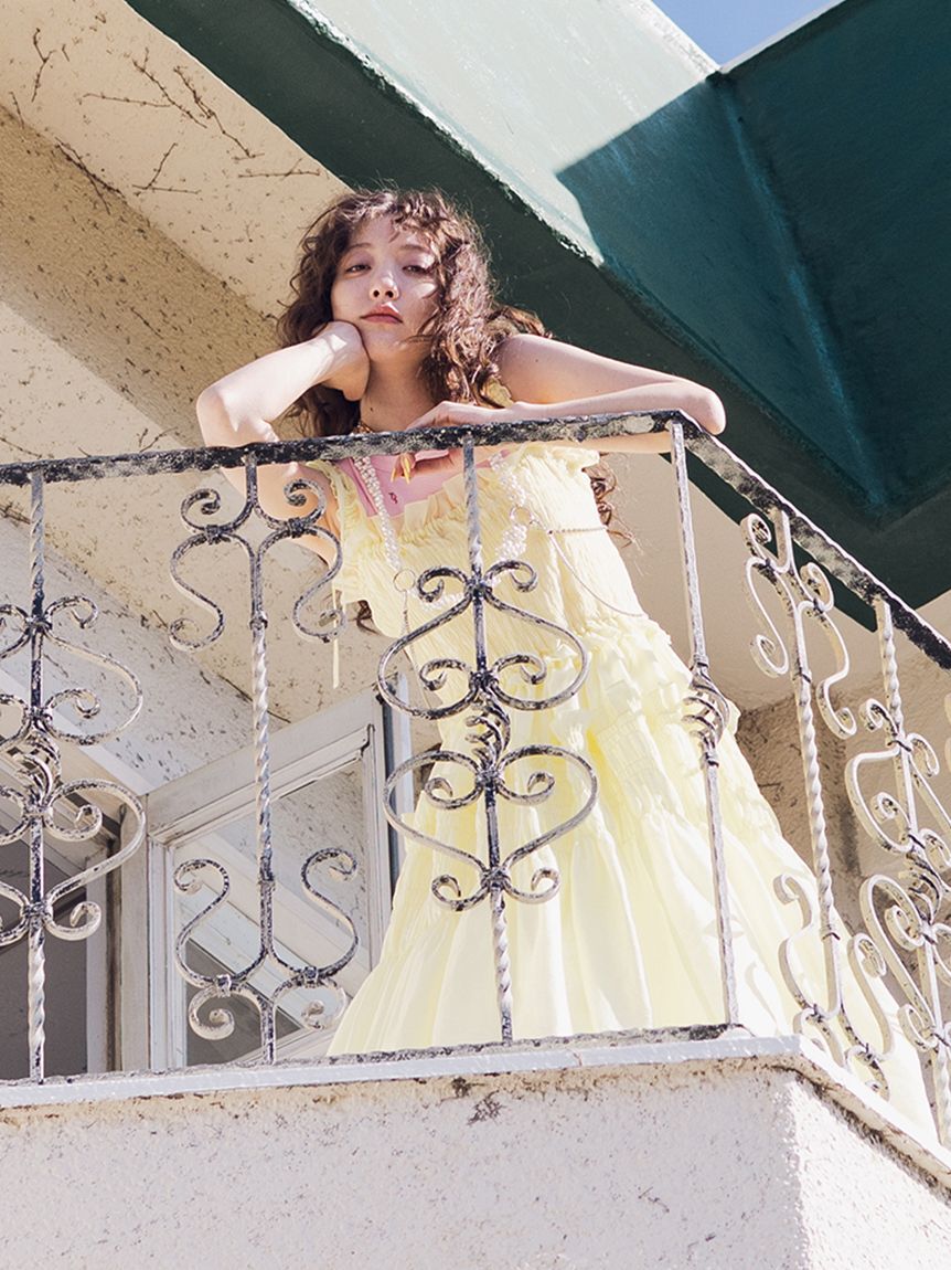 FURFUR「フラワー刺繍タンクトップ」|タンクトップ|