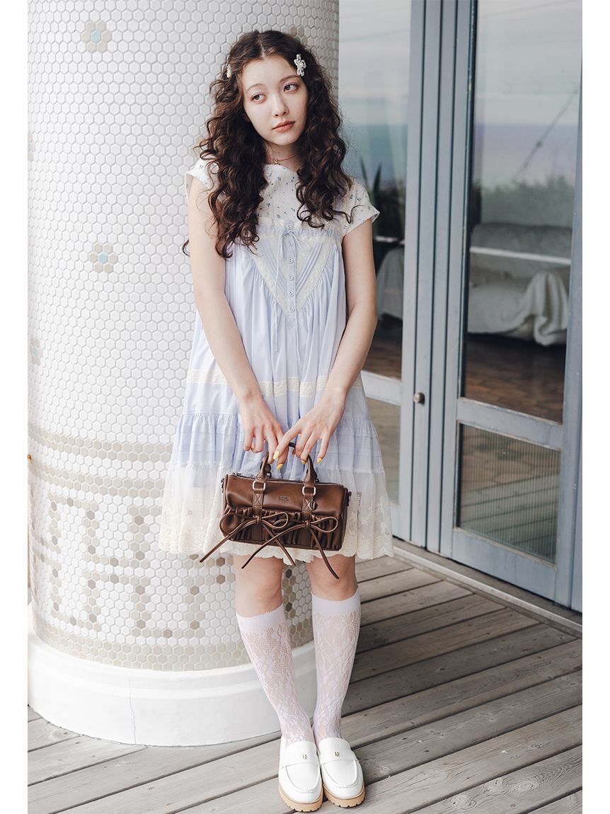 FURFUR「レースデザインチュニックワンピース」|ワンピース|