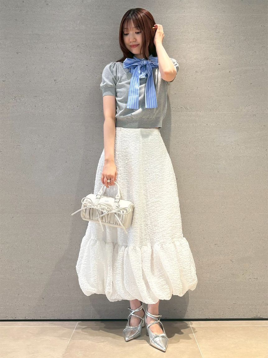FURFUR「バルーンヘムロングスカート」|スカート|