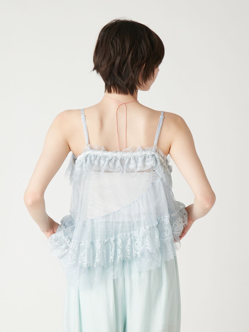 FURFUR「ランダムヘムレースキャミソール」|キャミソール|