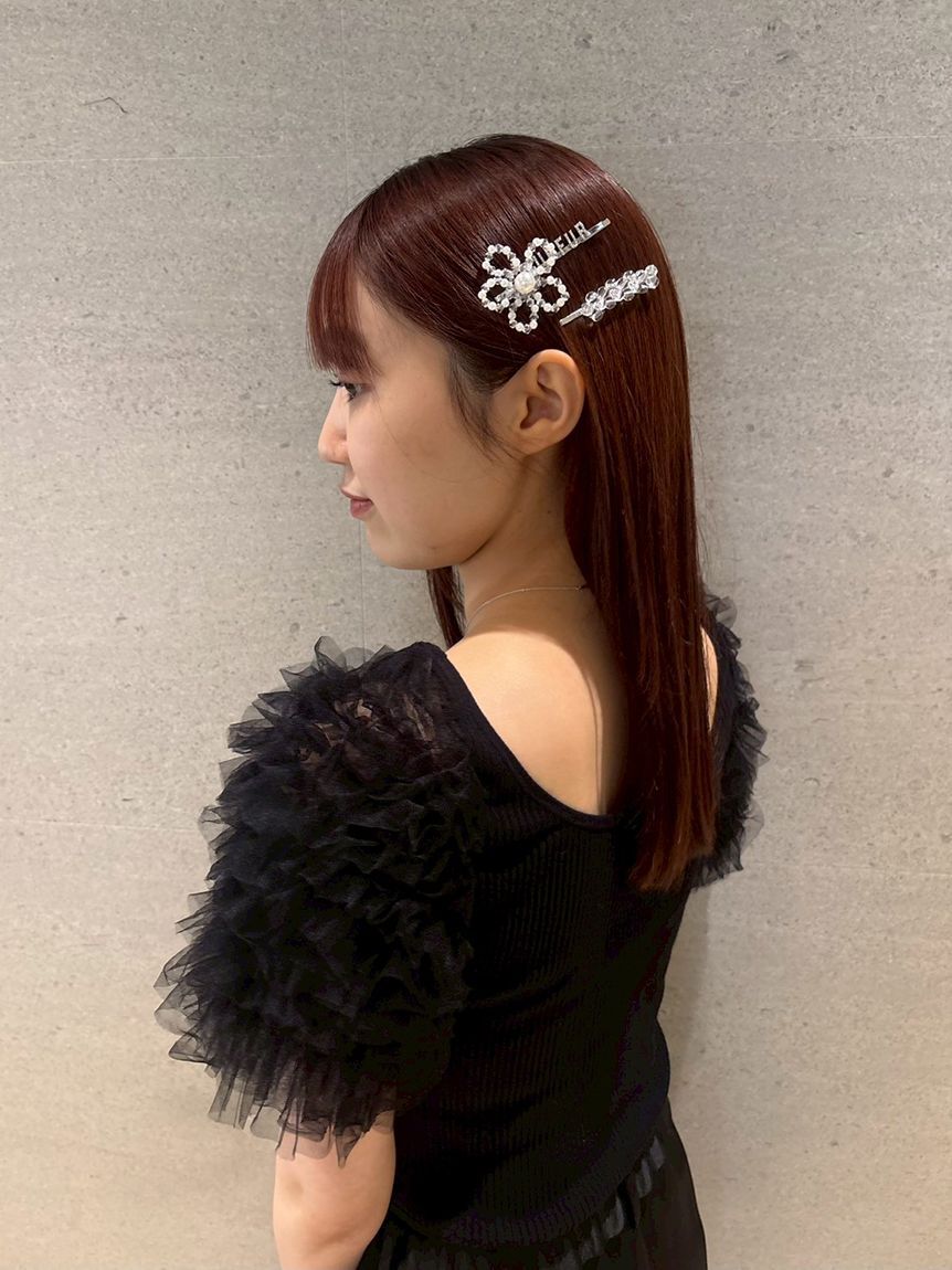 FURFUR「フラワーモチーフヘアピンセット」|ヘアバンド|