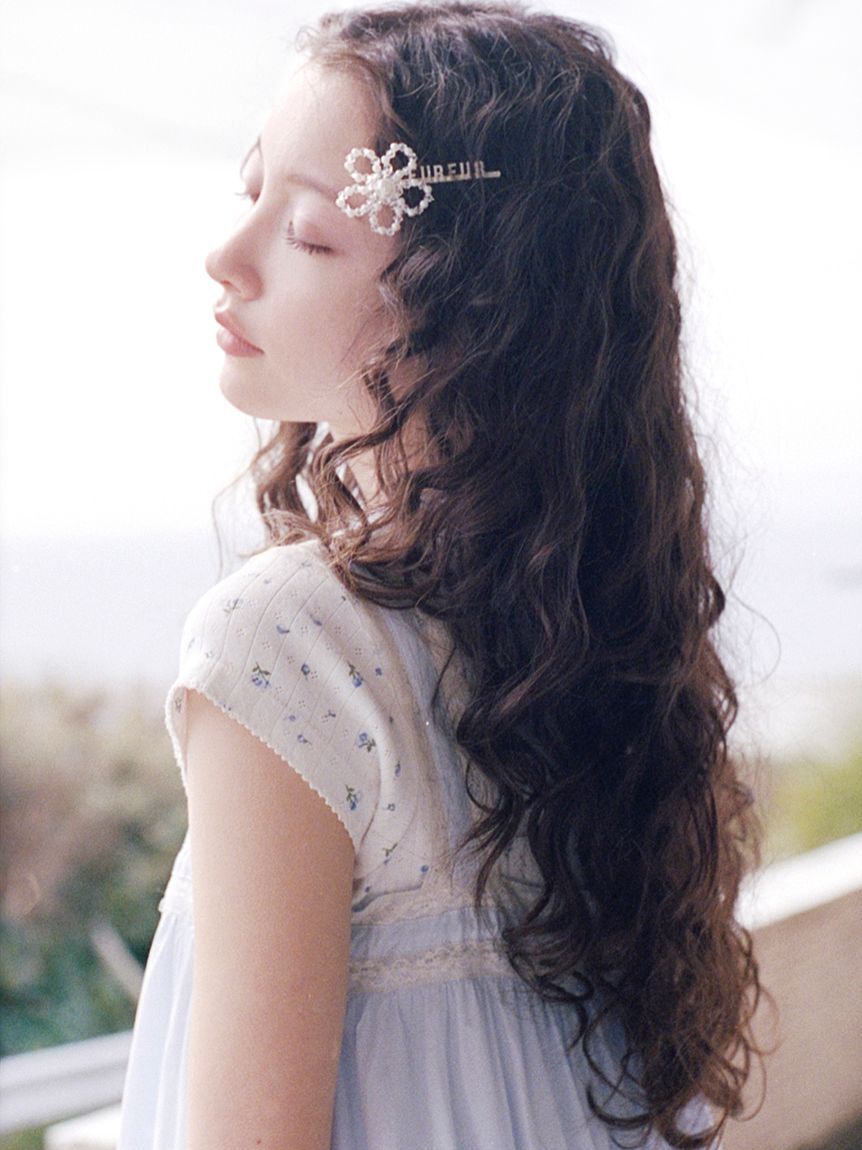 FURFUR「フラワーモチーフヘアピンセット」|ヘアバンド|