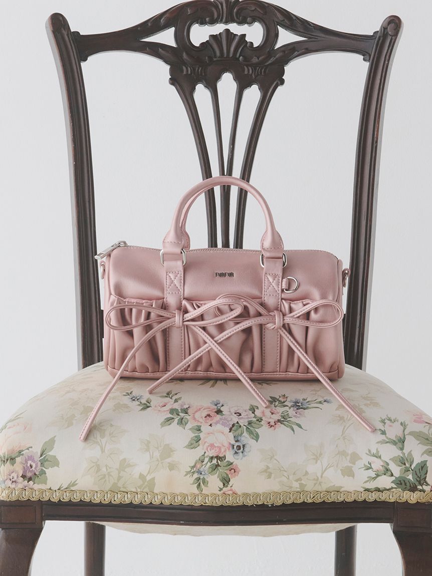 FURFUR「ミニリボンドラムバッグ」|ショルダー・メッセンジャー|