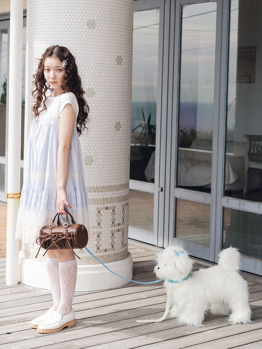 FURFUR「ミニリボンドラムバッグ」|ショルダー・メッセンジャー|