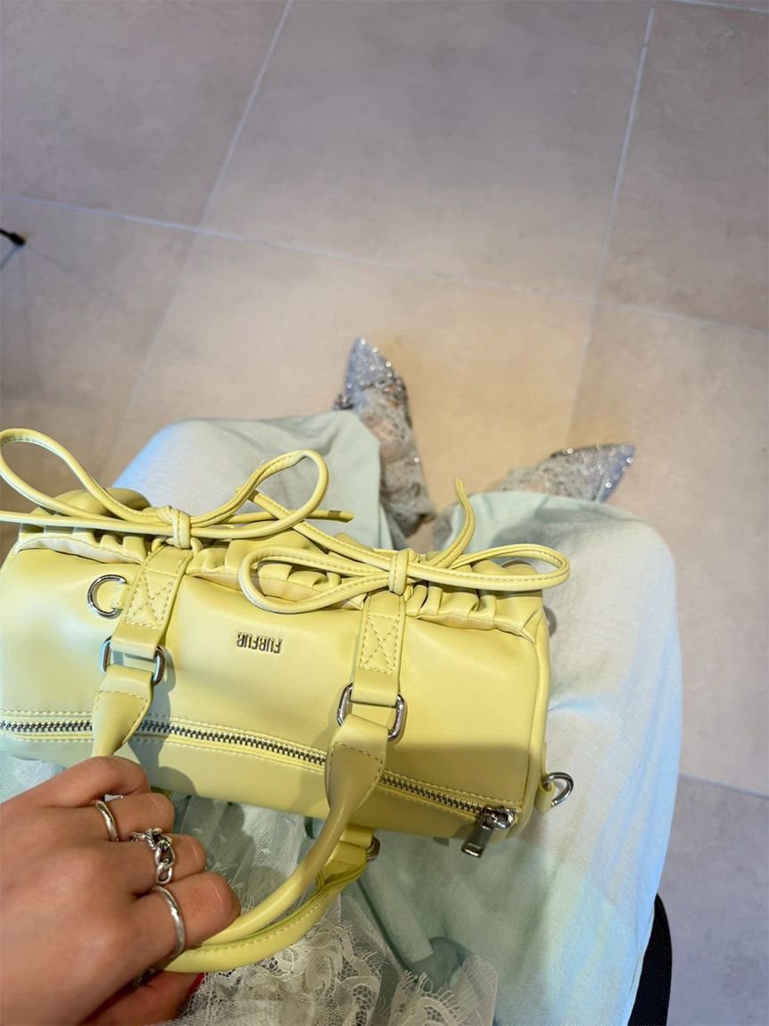 FURFUR「ミニリボンドラムバッグ」|ショルダー・メッセンジャー|