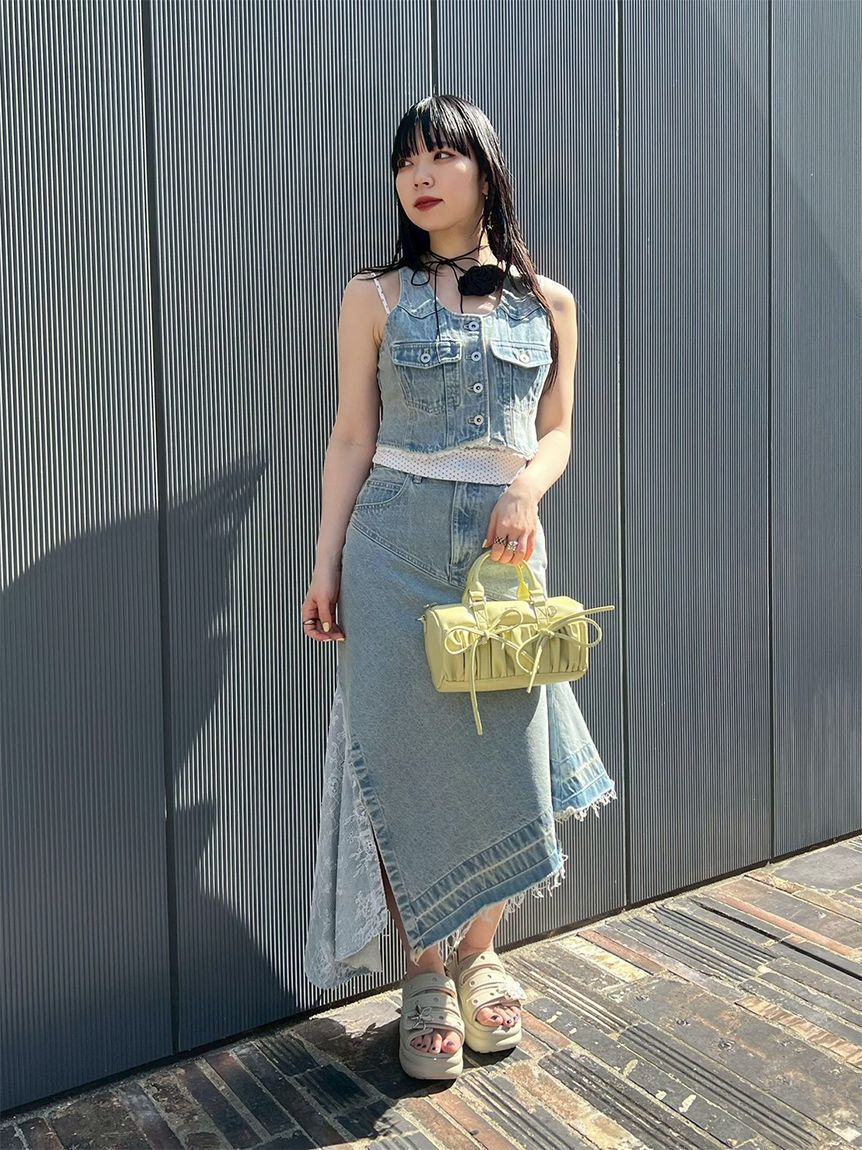 FURFUR「ミニリボンドラムバッグ」|ショルダー・メッセンジャー|