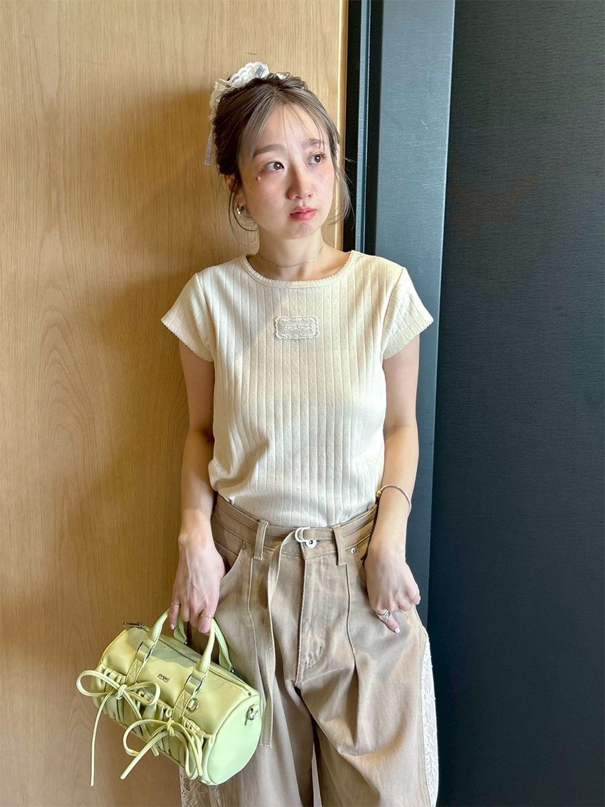 FURFUR「ミニリボンドラムバッグ」|ショルダー・メッセンジャー|