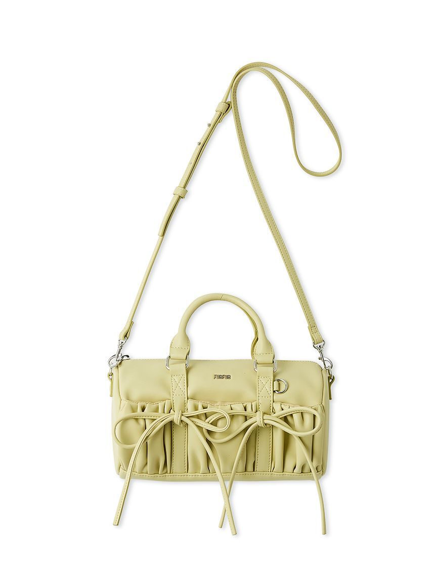 FURFUR「ミニリボンドラムバッグ」|ショルダー・メッセンジャー|