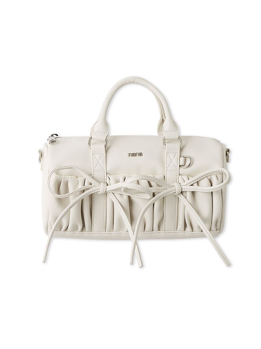 FURFUR「ミニリボンドラムバッグ」|ショルダー・メッセンジャー|