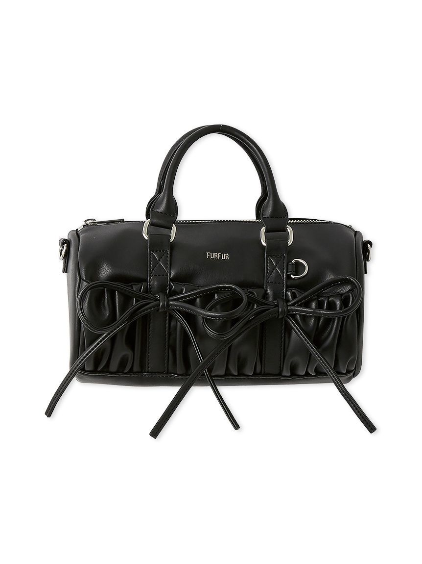 FURFUR「ミニリボンドラムバッグ」|ショルダー・メッセンジャー|