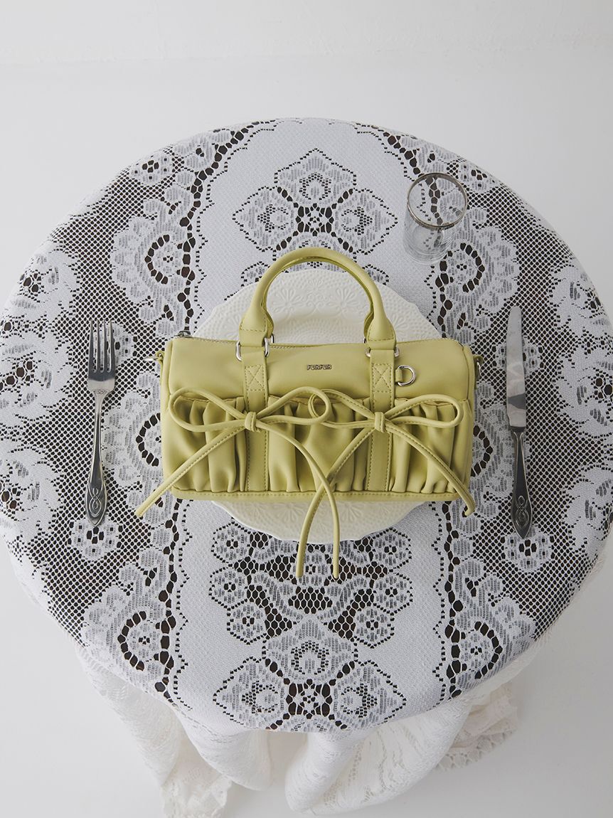 FURFUR「ミニリボンドラムバッグ」|ショルダー・メッセンジャー|