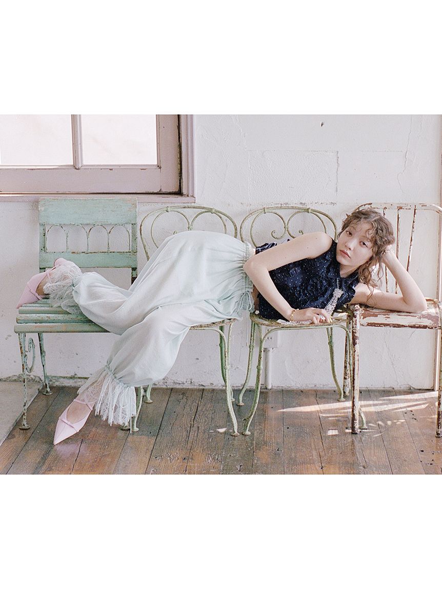 FURFUR「クロスストラップリボンパンプス」|パンプス|