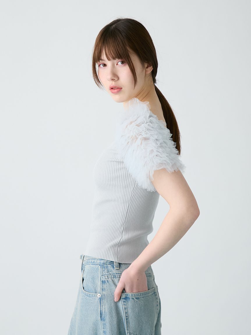 FURFUR「チュチュスリーブニットトップス」|ニット・セーター|