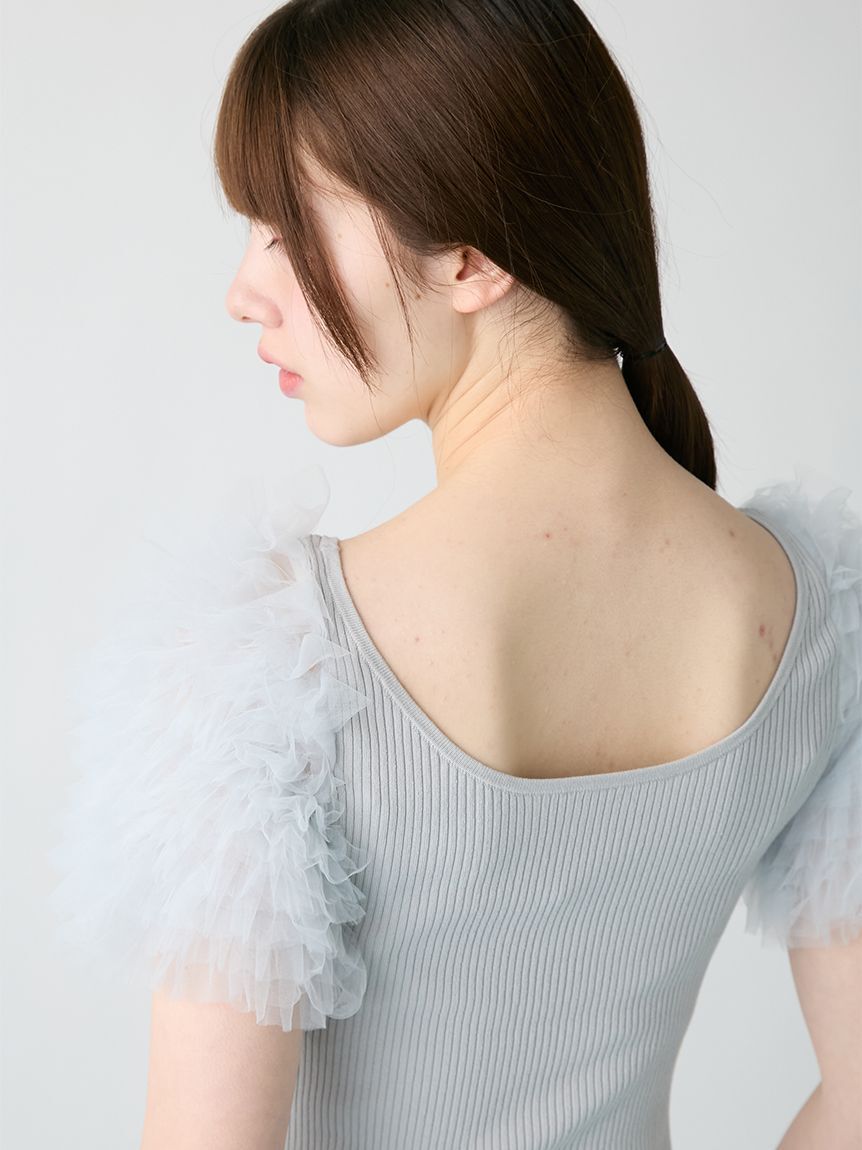 FURFUR「チュチュスリーブニットトップス」|ニット・セーター|