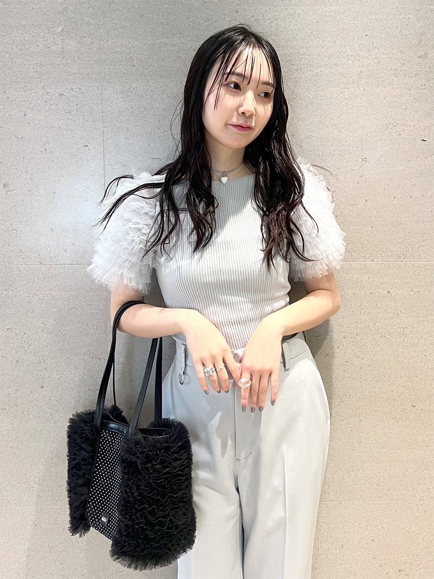 FURFUR「チュチュスリーブニットトップス」|ニット・セーター|